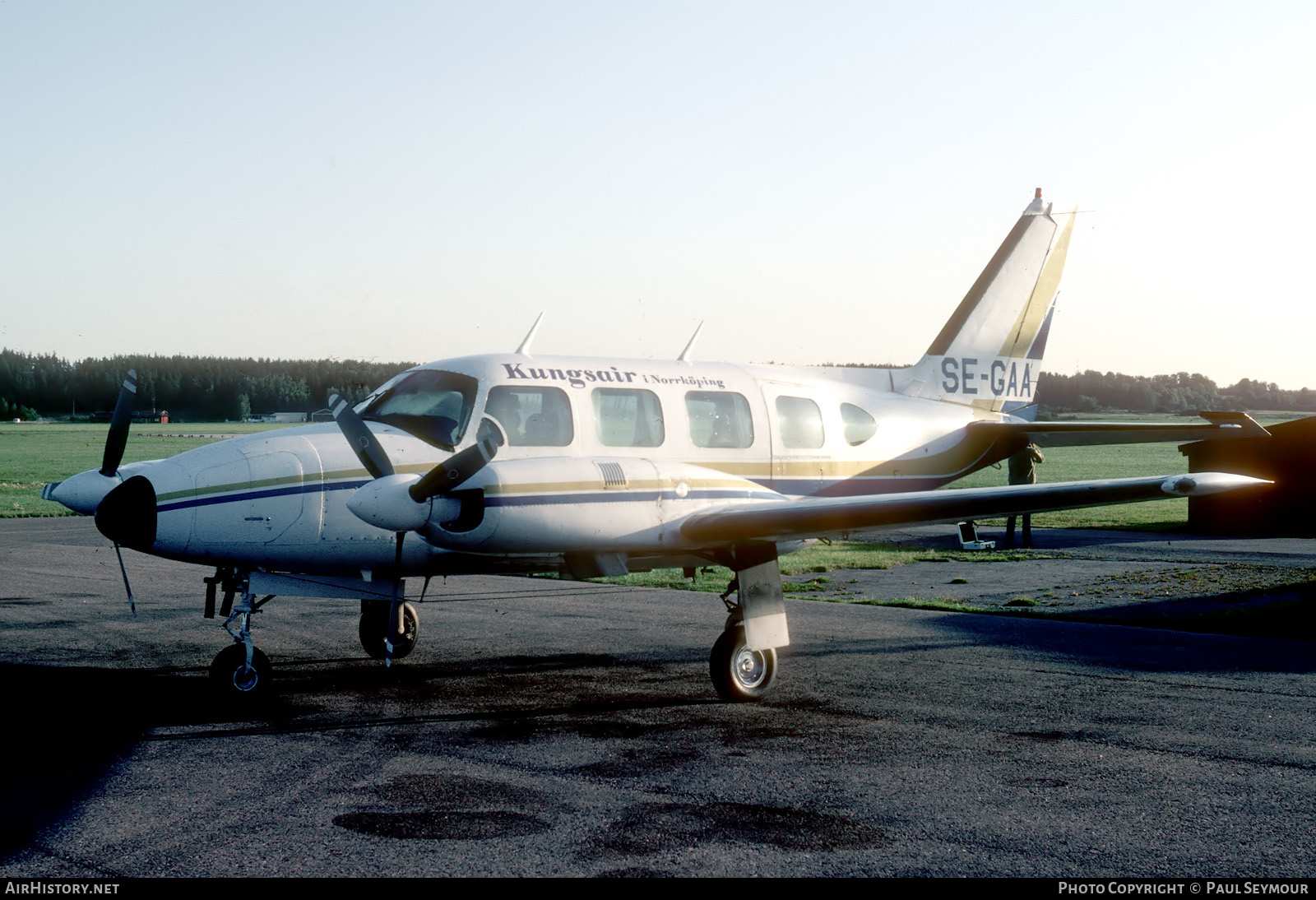 Aircraft Photo of SE-GAA | Piper PA-31-310 Navajo | Kungsair | AirHistory.net #659940