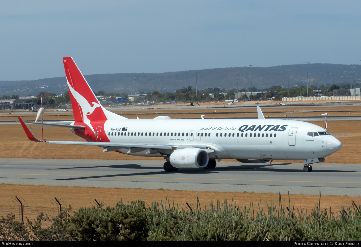 Aircraft Photo of VH-VXG | Boeing 737-838 | Qantas | AirHistory.net #659941
