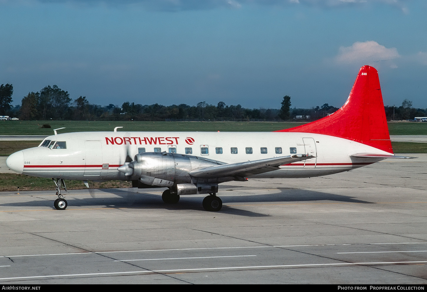 Aircraft Photo of N4822C | Convair 580 | Northwest Airlines | AirHistory.net #659946