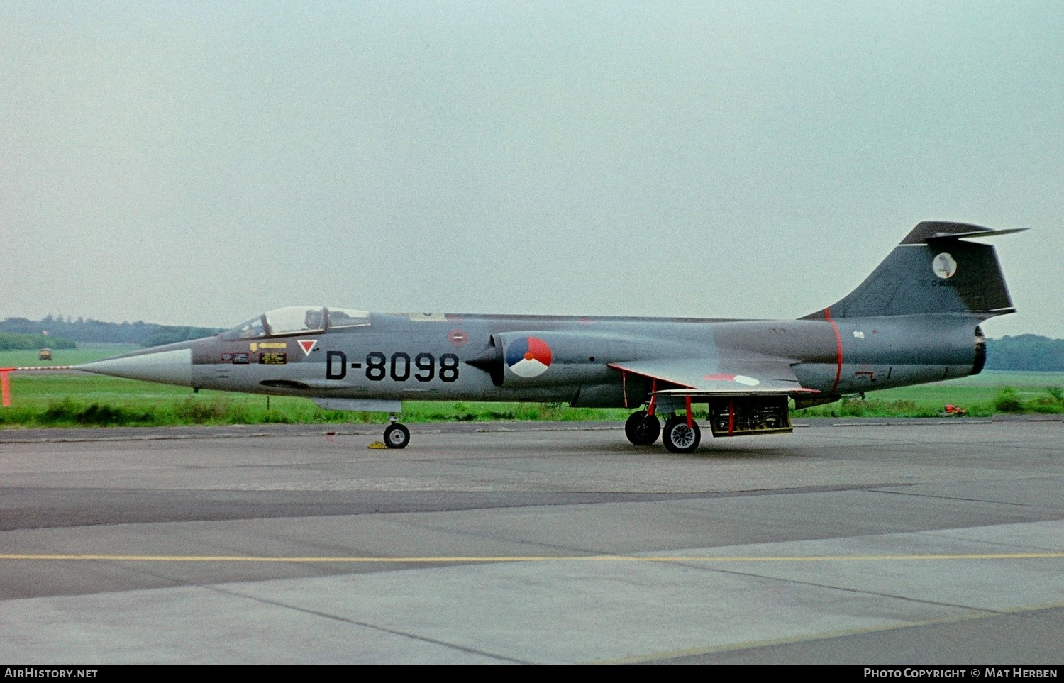 Aircraft Photo of D-8098 | Lockheed F-104G Starfighter | Netherlands - Air Force | AirHistory.net #659953