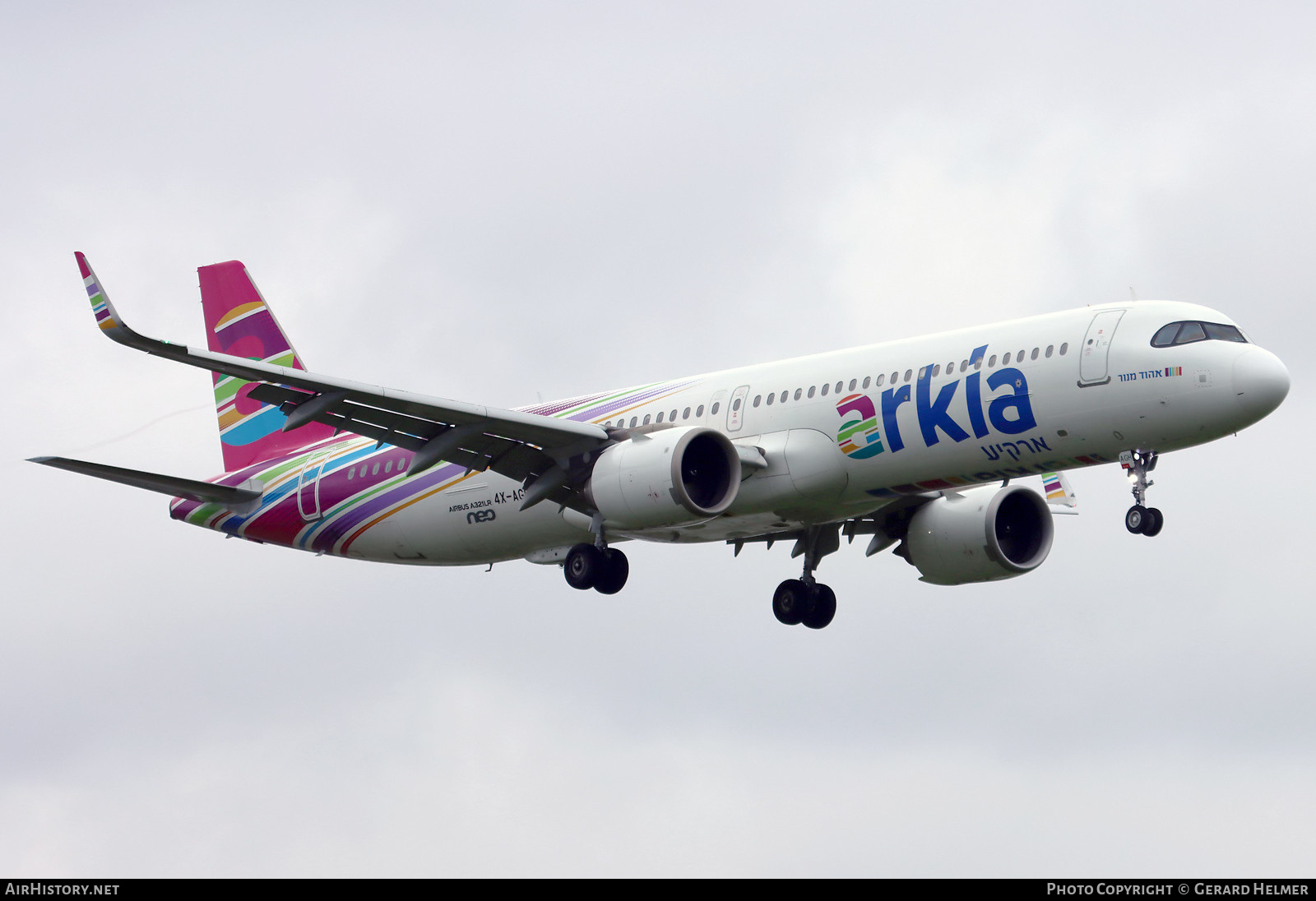 Aircraft Photo of 4X-AGH | Airbus A321-251NX | Arkia Israeli Airlines | AirHistory.net #659972