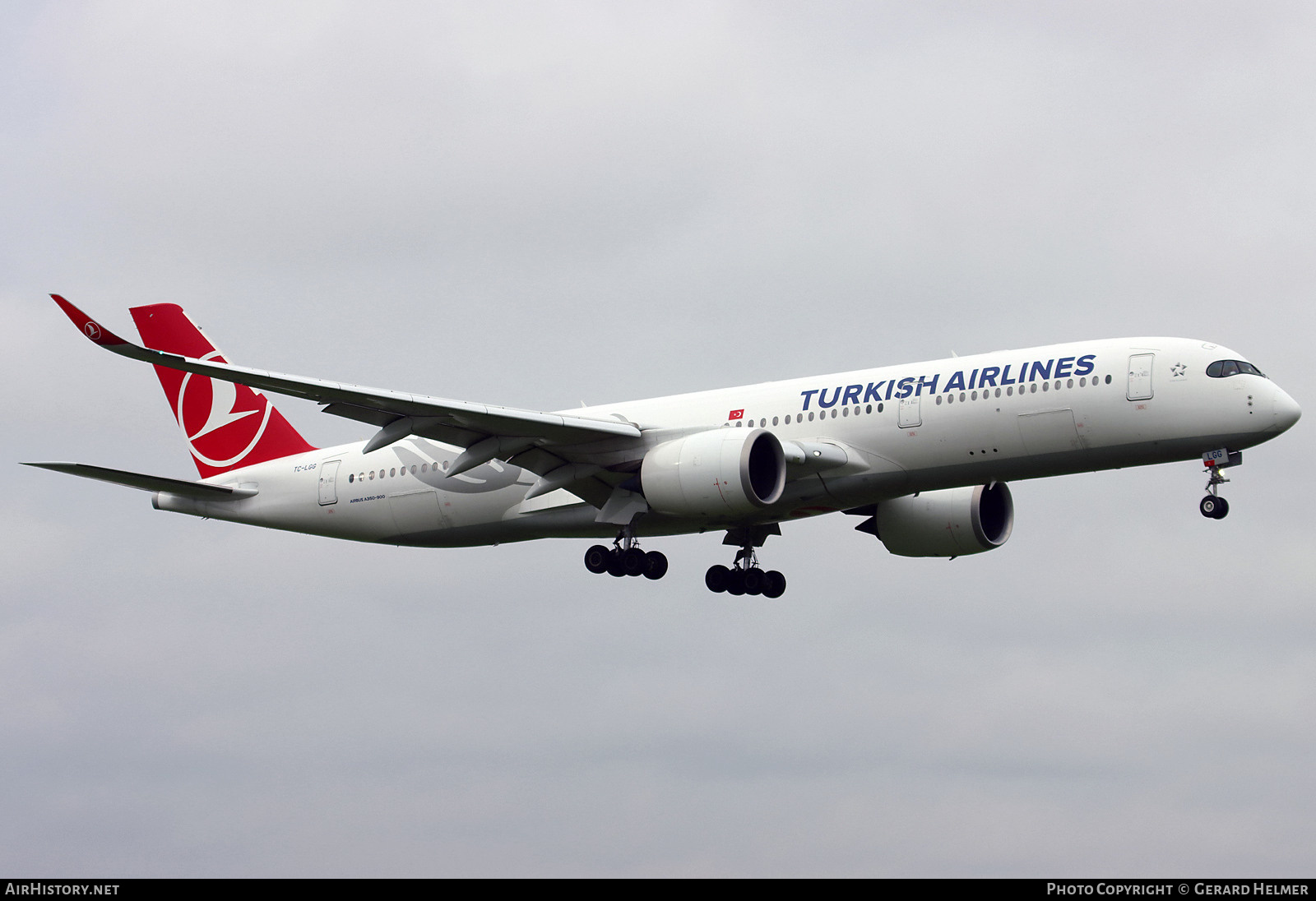 Aircraft Photo of TC-LGG | Airbus A350-941 | Turkish Airlines | AirHistory.net #659987