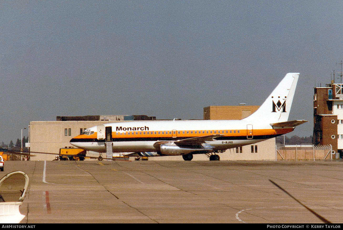 Aircraft Photo of G-BJSO | Boeing 737-2L9/Adv | Monarch Airlines | AirHistory.net #660004