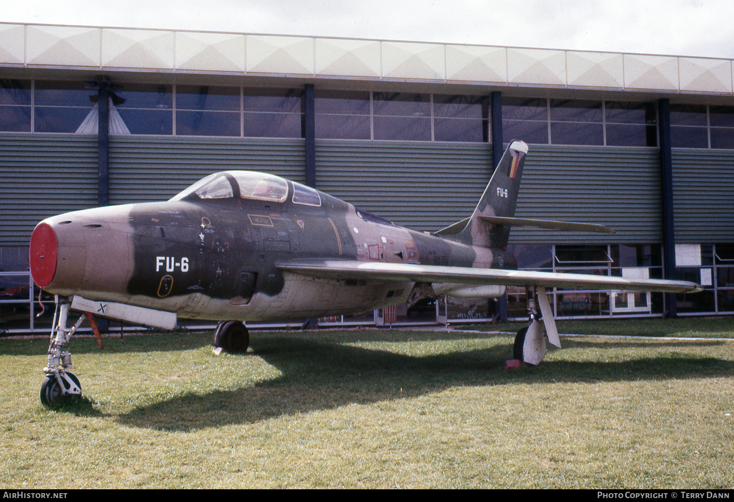 Aircraft Photo of FU-6 / 52-7133 | Republic F-84F Thunderstreak | Belgium - Air Force | AirHistory.net #660011