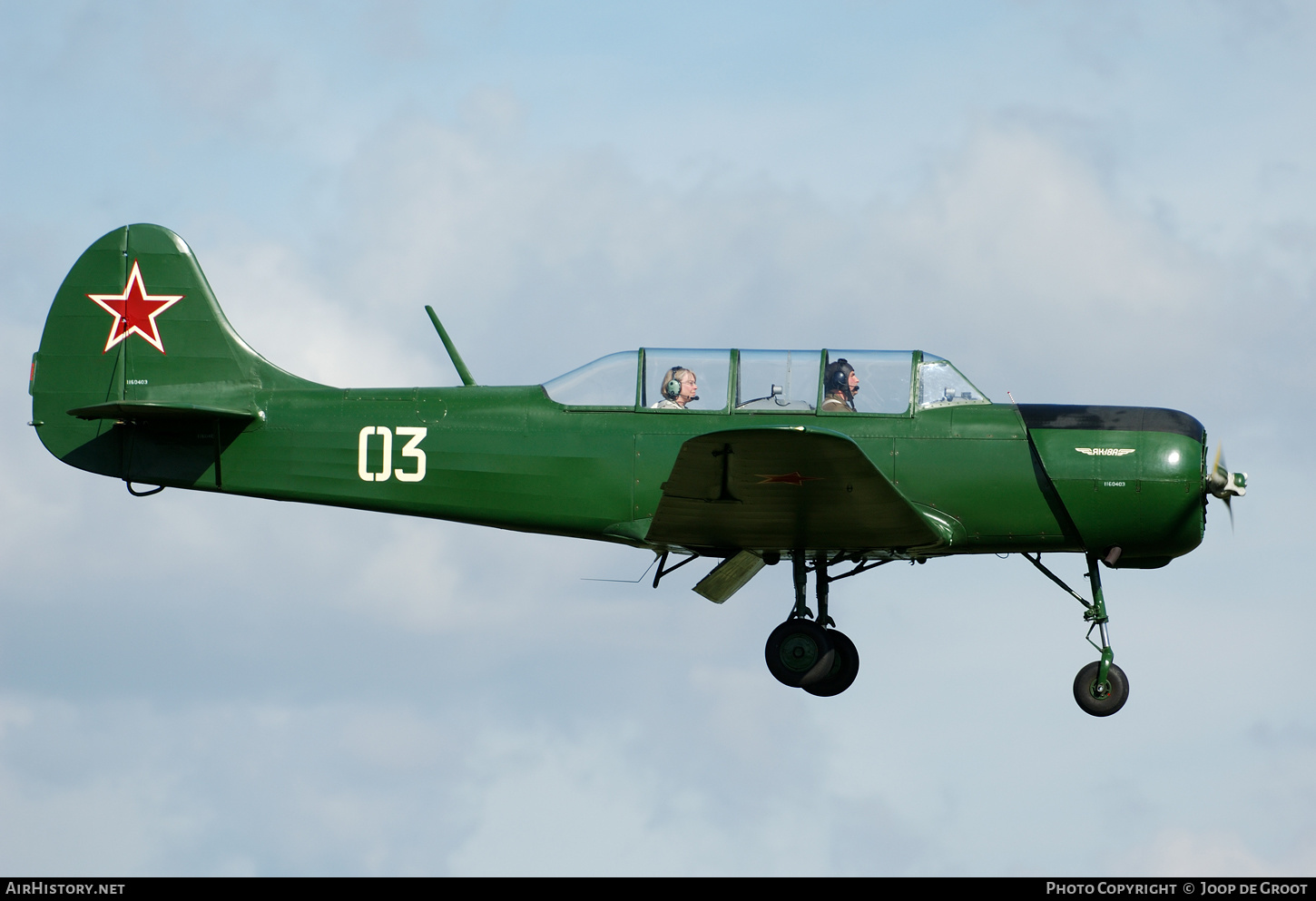 Aircraft Photo of G-CEIB / 03 | Yakovlev Yak-18A | Soviet Union - Air Force | AirHistory.net #660013