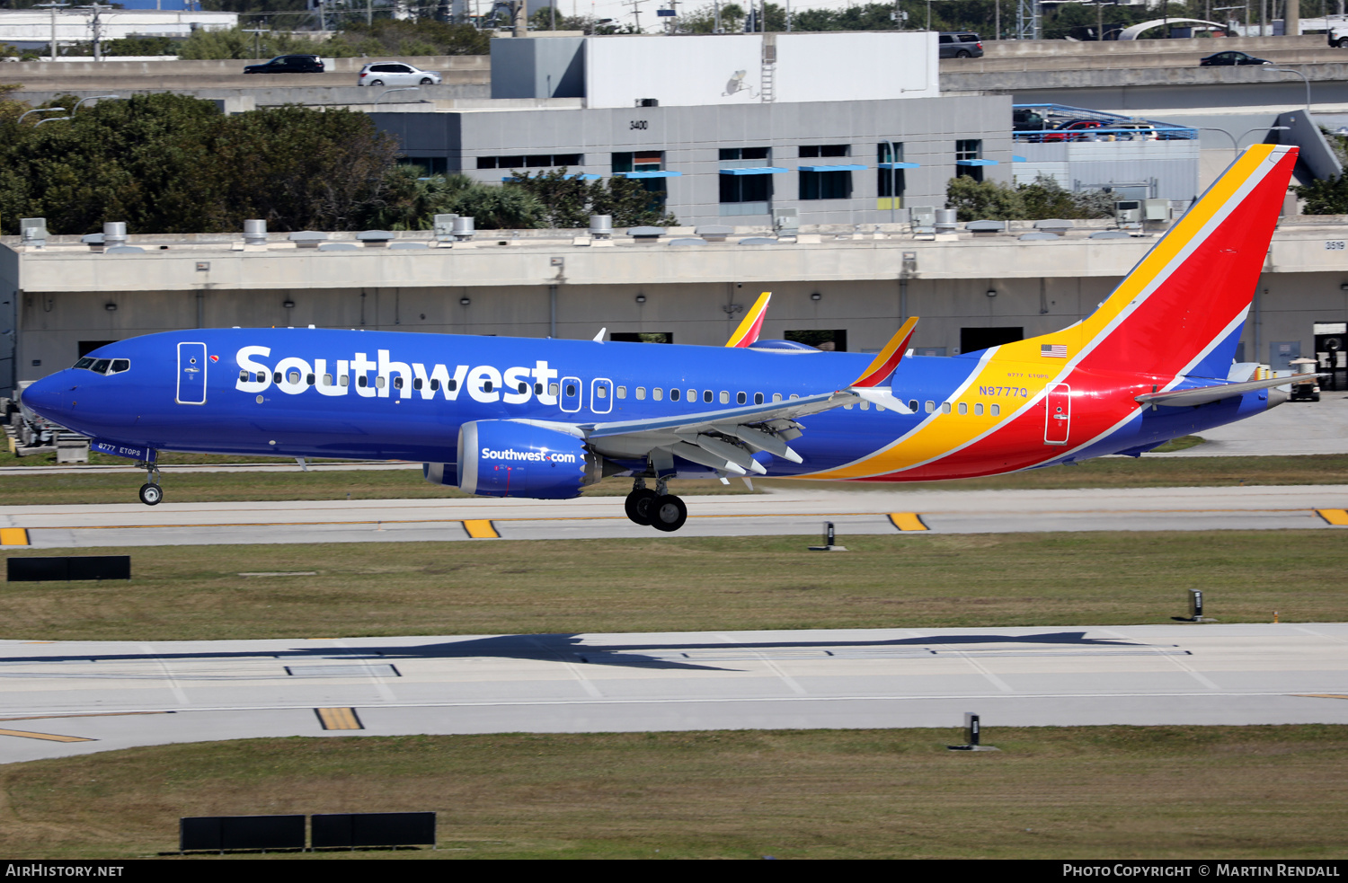 Aircraft Photo of N8777Q | Boeing 737-8 Max 8 | Southwest Airlines | AirHistory.net #660017