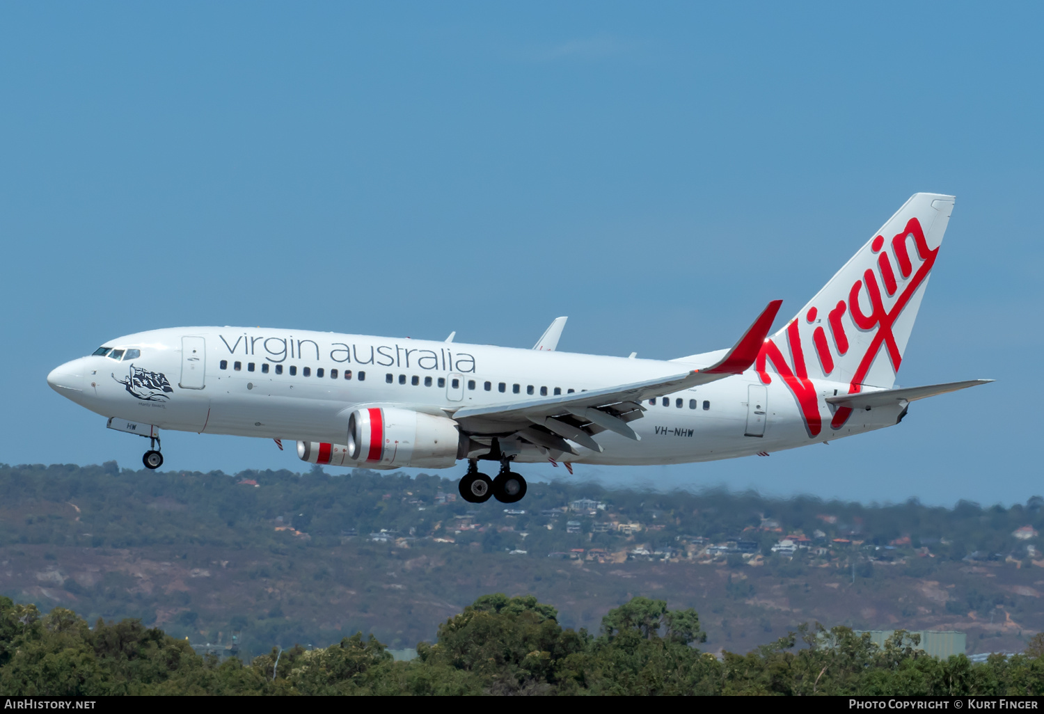 Aircraft Photo of VH-NHW | Boeing 737-7K2 | Virgin Australia Airlines | AirHistory.net #660044