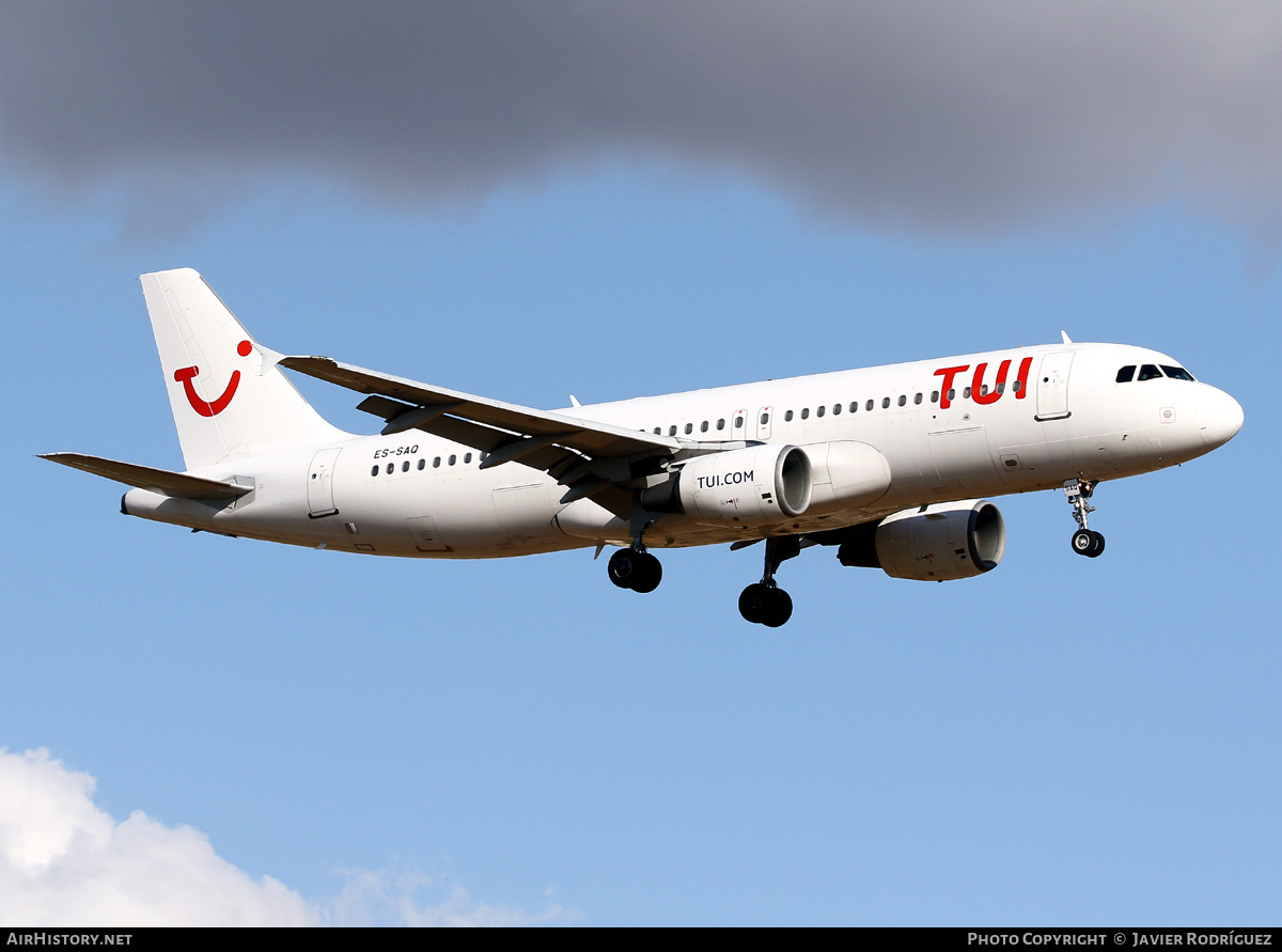 Aircraft Photo of ES-SAQ | Airbus A320-214 | TUI | AirHistory.net #660072