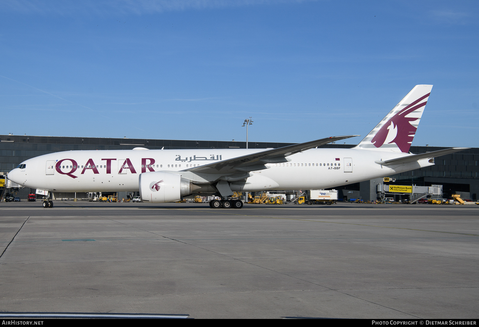 Aircraft Photo of A7-BBF | Boeing 777-2DZ/LR | Qatar Airways | AirHistory.net #660084