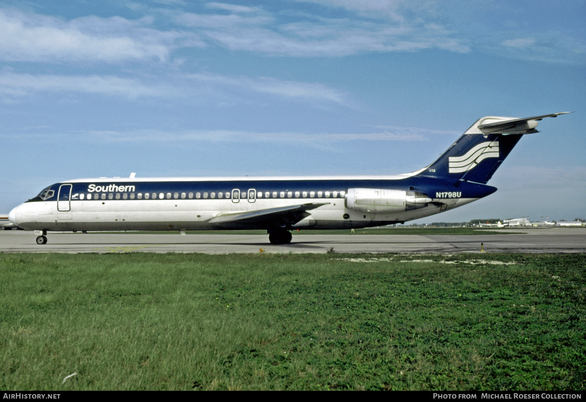 Aircraft Photo of N1798U | McDonnell Douglas DC-9-31 | Southern Airways | AirHistory.net #660121