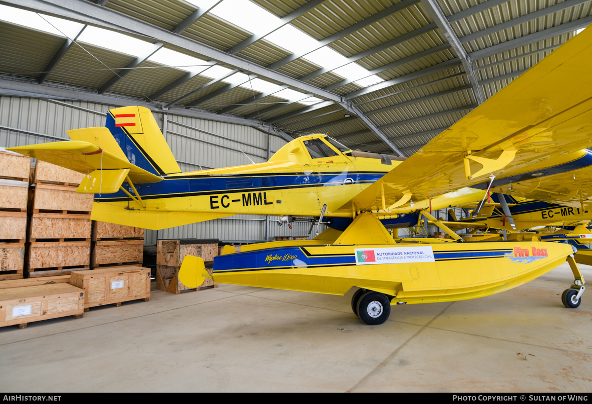 Aircraft Photo of EC-MML | Air Tractor AT-802F Fire Boss (AT-802A) | Autoridade Nacional de Emergência e Proteção Civil | AirHistory.net #660148