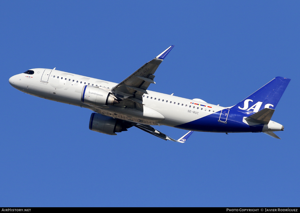 Aircraft Photo of SE-RUC | Airbus A320-251N | Scandinavian Airlines - SAS | AirHistory.net #660162
