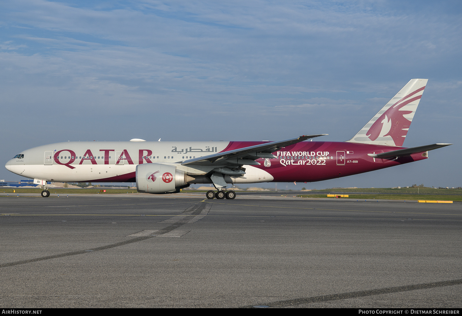 Aircraft Photo of A7-BBI | Boeing 777-2DZ/LR | Qatar Airways | AirHistory.net #660167