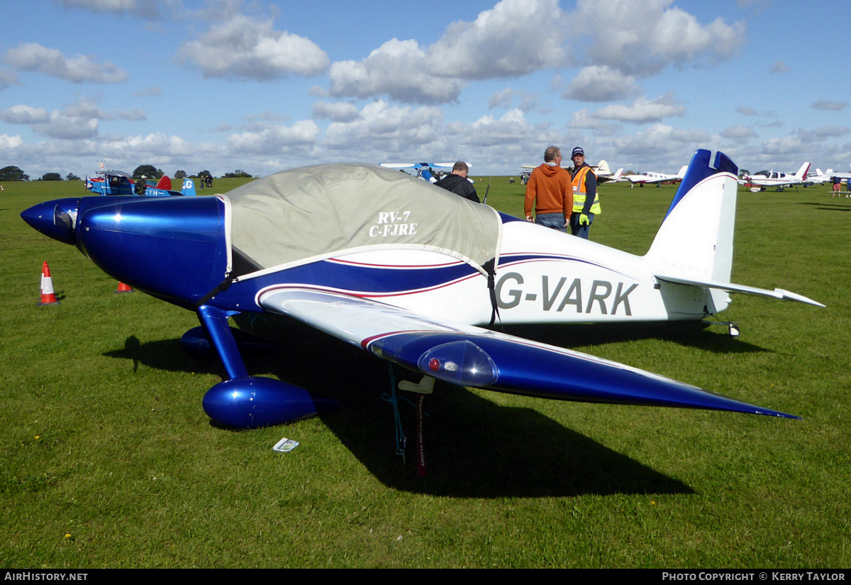 Aircraft Photo of G-VARK | Van's RV-7 | AirHistory.net #660198