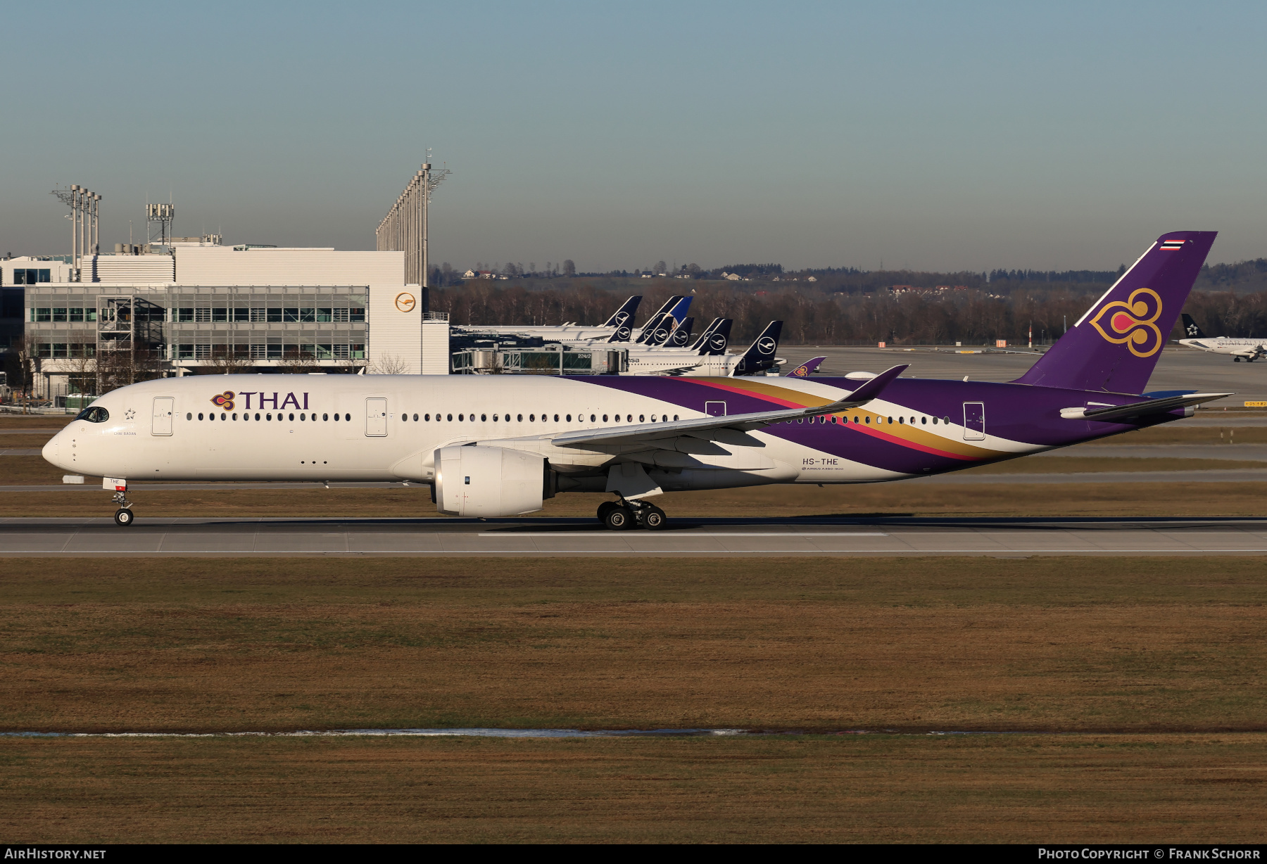 Aircraft Photo of HS-THE | Airbus A350-941 | Thai Airways International | AirHistory.net #660209