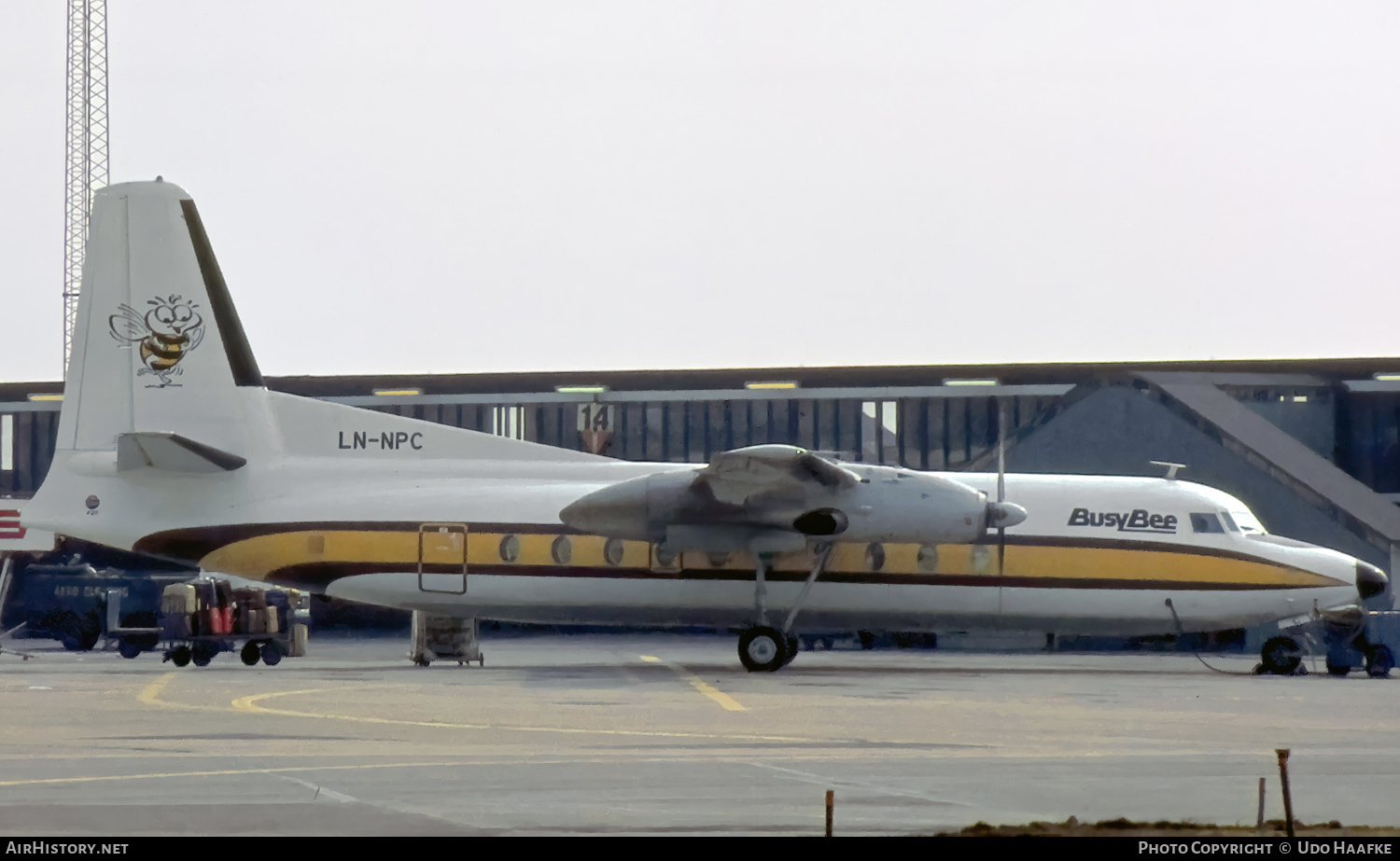 Aircraft Photo of LN-NPC | Fokker F27-100 Friendship | Busy Bee of Norway | AirHistory.net #660223