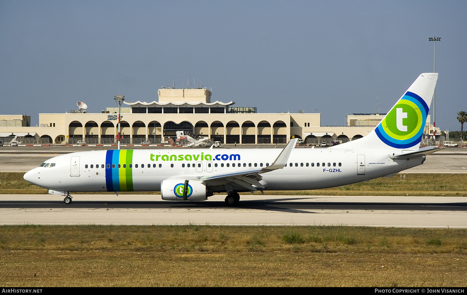 Aircraft Photo of F-GZHL | Boeing 737-8K2 | Transavia | AirHistory.net #660263