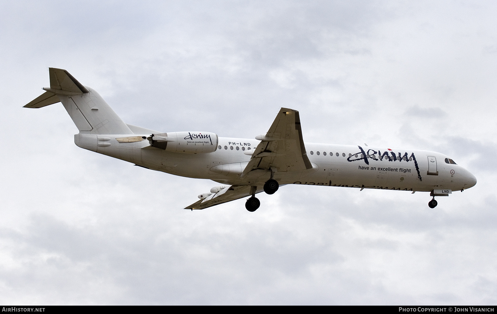 Aircraft Photo of PH-LND | Fokker 100 (F28-0100) | Denim Airways | AirHistory.net #660277