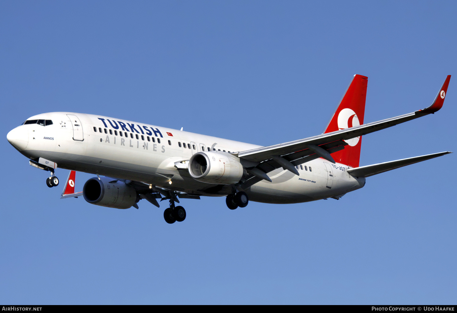 Aircraft Photo of TC-JGT | Boeing 737-8F2 | Turkish Airlines | AirHistory.net #660303