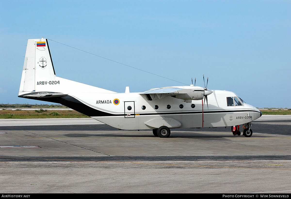 Aircraft Photo of ARBV-0204 | CASA C-212-200 Aviocar | Venezuela - Navy | AirHistory.net #660310