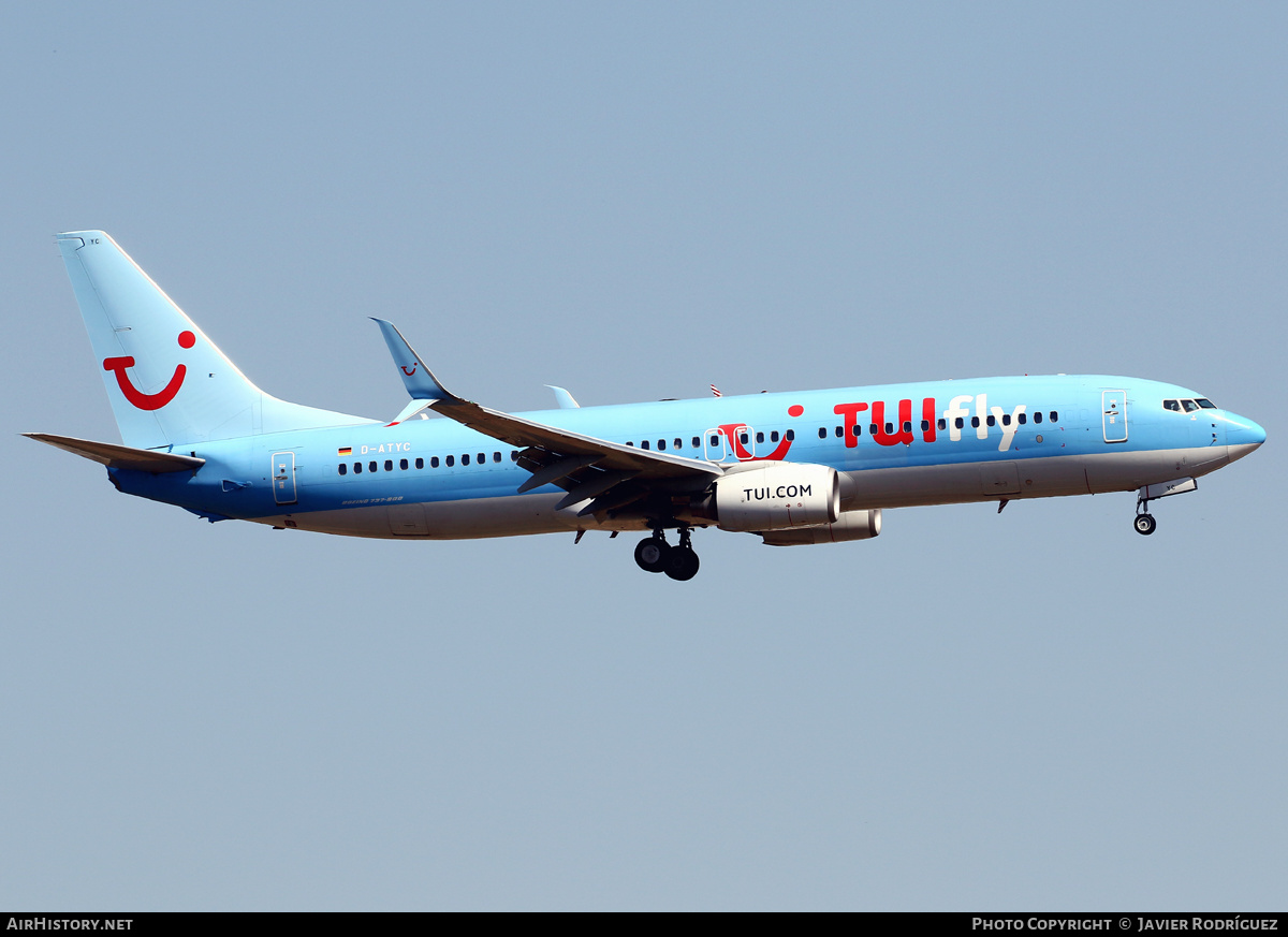 Aircraft Photo of D-ATYC | Boeing 737-8K5 | TUIfly | AirHistory.net #660368