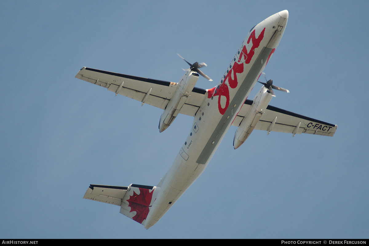 Aircraft Photo of C-FACT | De Havilland Canada DHC-8-311 Dash 8 | Air Canada Jazz | AirHistory.net #660406