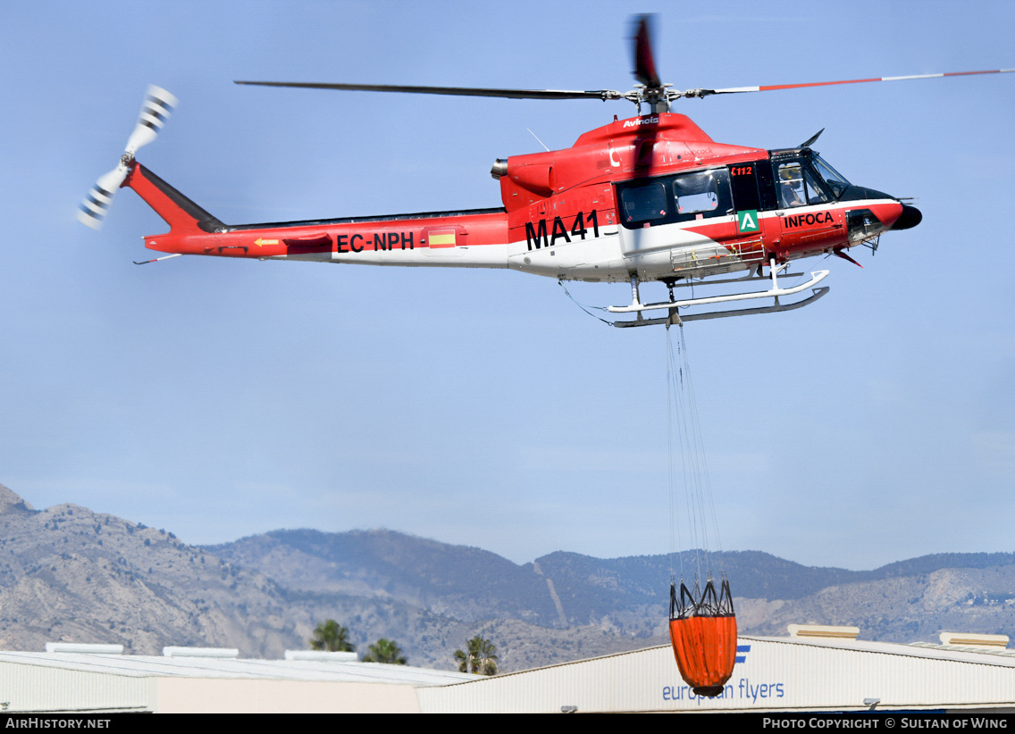 Aircraft Photo of EC-NPH | Bell 412HP | INFOCA - Incendios Forestales de Andalucía | AirHistory.net #660408