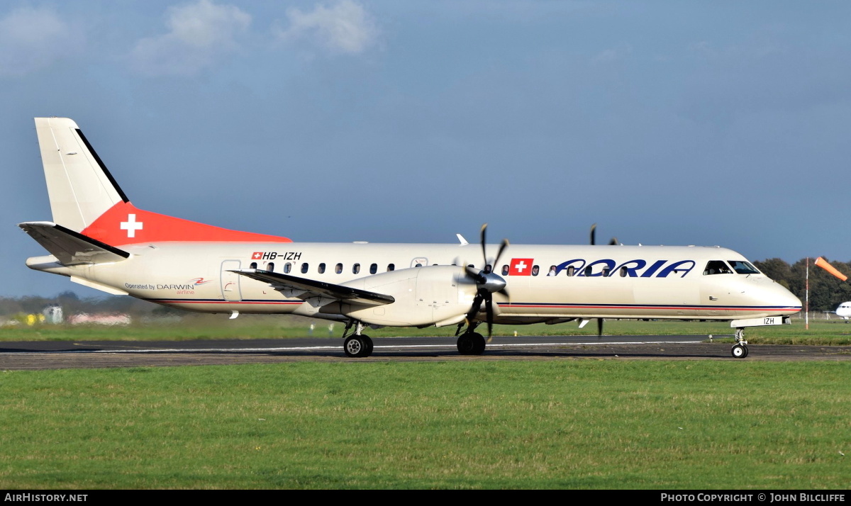 Aircraft Photo of HB-IZH | Saab 2000 | Darwin Airline | AirHistory.net #660411