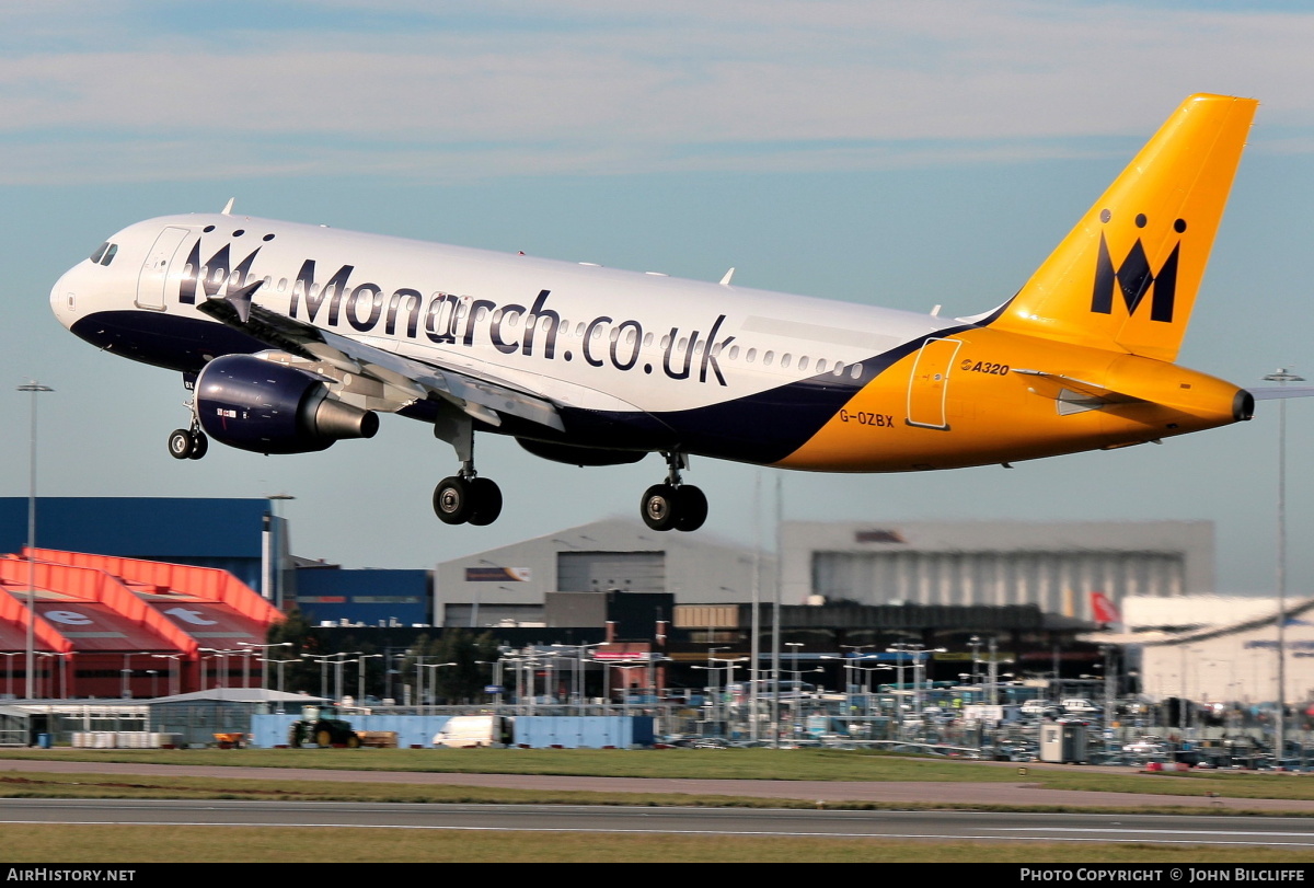 Aircraft Photo of G-OZBX | Airbus A320-214 | Monarch Airlines | AirHistory.net #660416