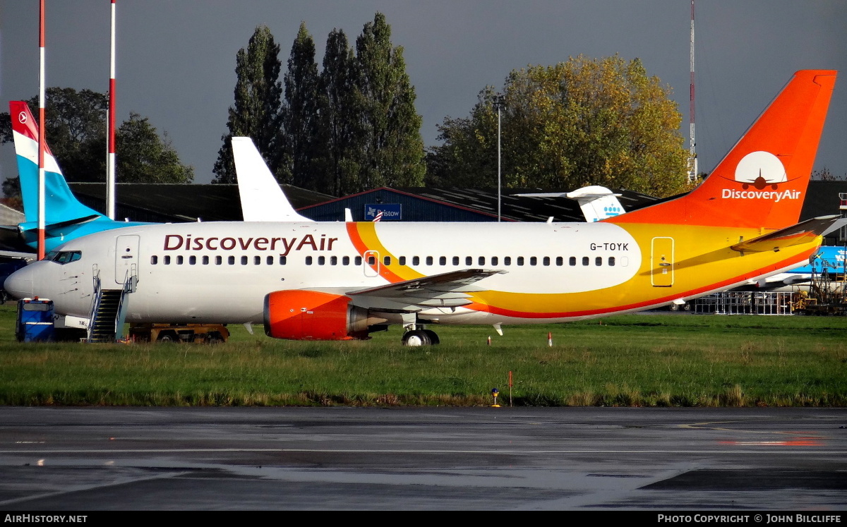 Aircraft Photo of G-TOYK | Boeing 737-33R | Discovery Air | AirHistory.net #660439
