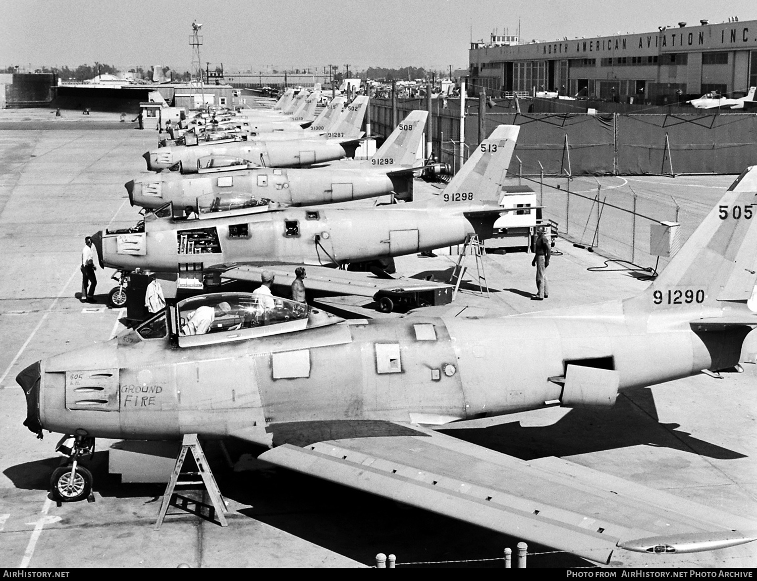 Aircraft Photo of 49-1290 / 91290 | North American F-86A Sabre | USA - Air Force | AirHistory.net #660443