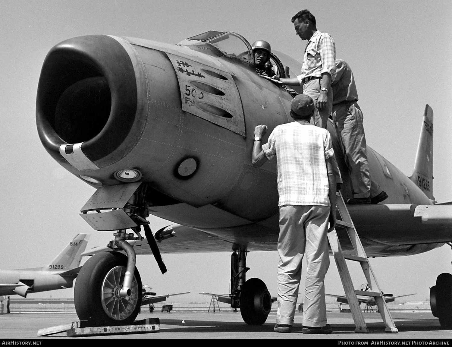 Aircraft Photo of 49-1285 / 91285 | North American F-86A Sabre | USA - Air Force | AirHistory.net #660459