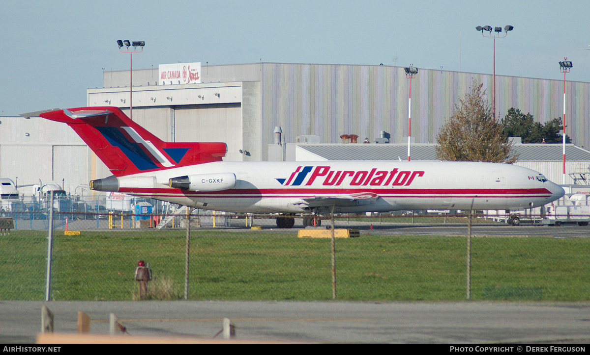 Aircraft Photo of C-GXKF | Boeing 727-243/Adv(F) | Purolator Courier | AirHistory.net #660475