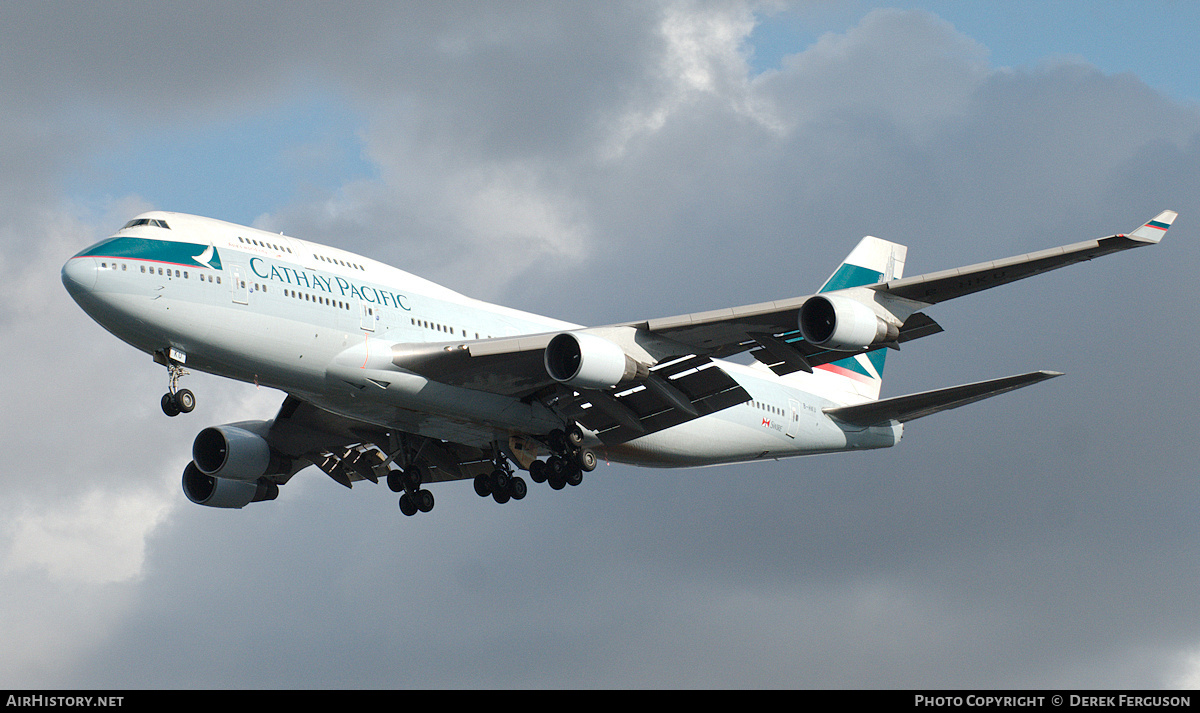 Aircraft Photo of B-HKU | Boeing 747-412 | Cathay Pacific Airways | AirHistory.net #660480