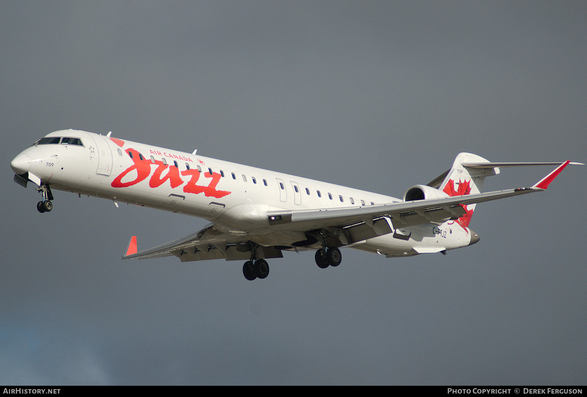 Aircraft Photo of C-FTJZ | Bombardier CRJ-705ER (CL-600-2D15) | Air Canada Jazz | AirHistory.net #660488
