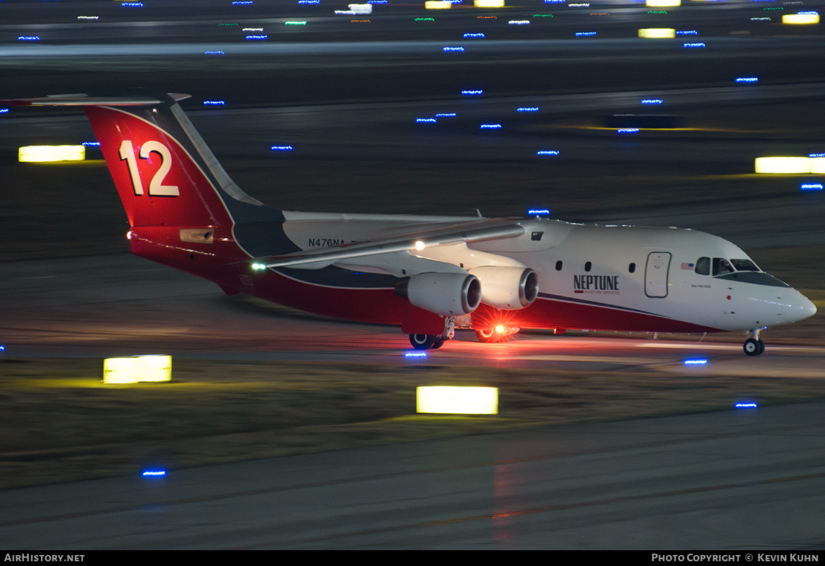 Aircraft Photo of N476NA | British Aerospace BAe-146-200 | Neptune Aviation Services | AirHistory.net #660500