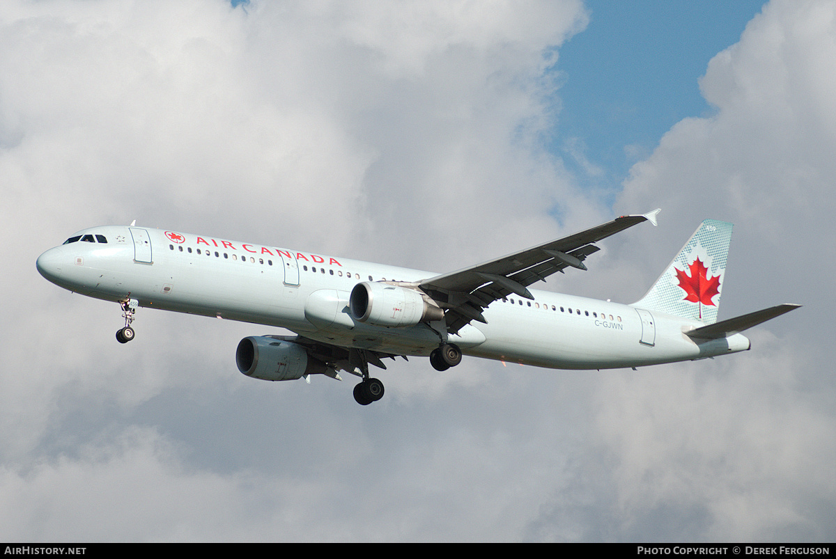 Aircraft Photo of C-GJWN | Airbus A321-211 | Air Canada | AirHistory.net #660506