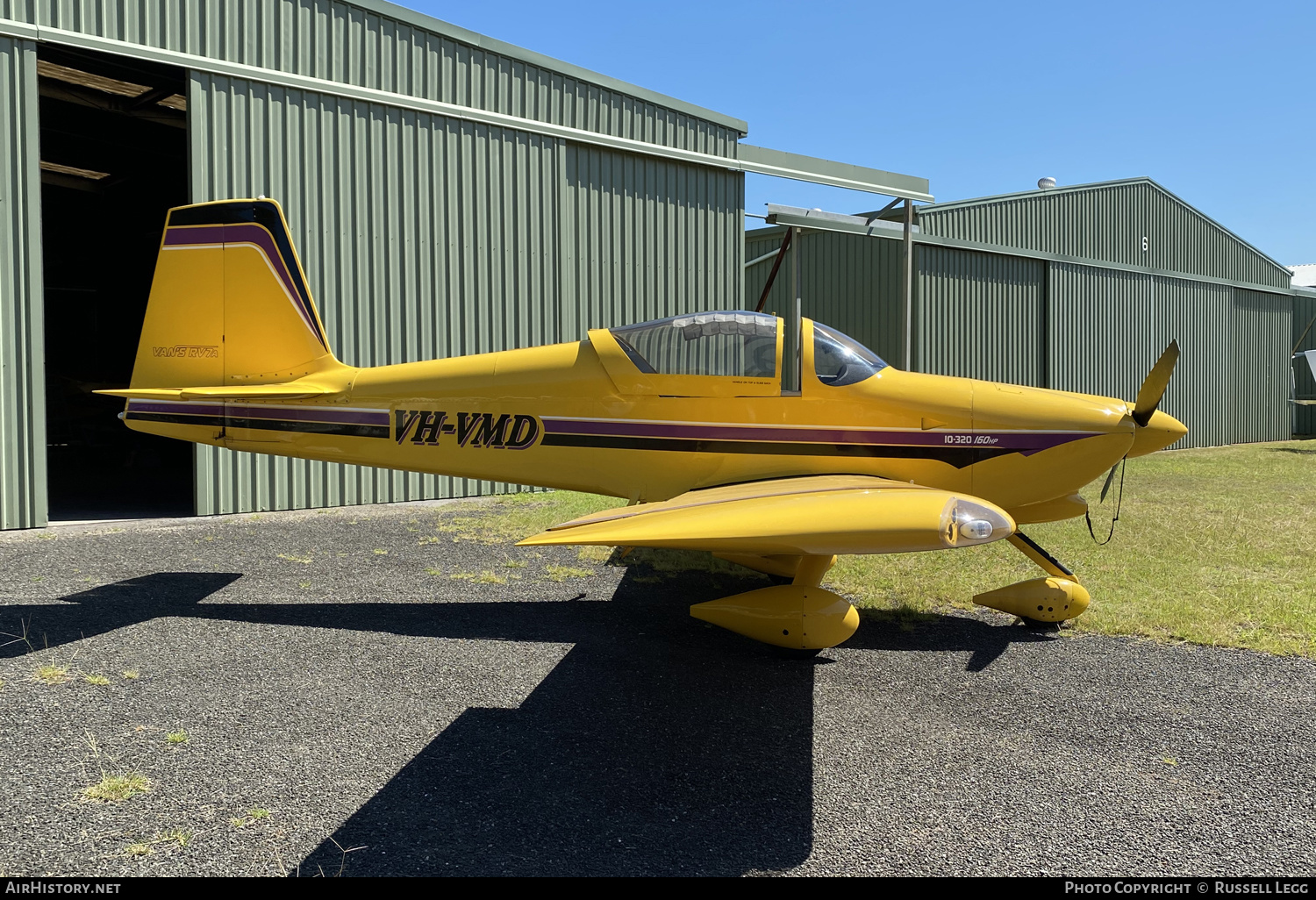 Aircraft Photo of VH-VMD | Van's RV-7A | AirHistory.net #660508
