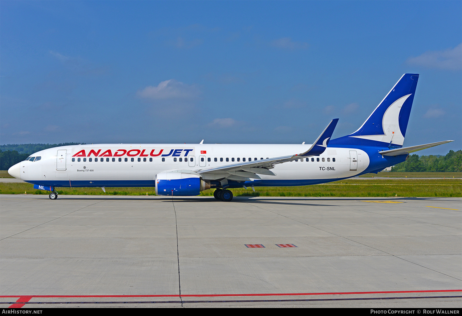 Aircraft Photo of TC-SNL | Boeing 737-86N | AnadoluJet | AirHistory.net #660513