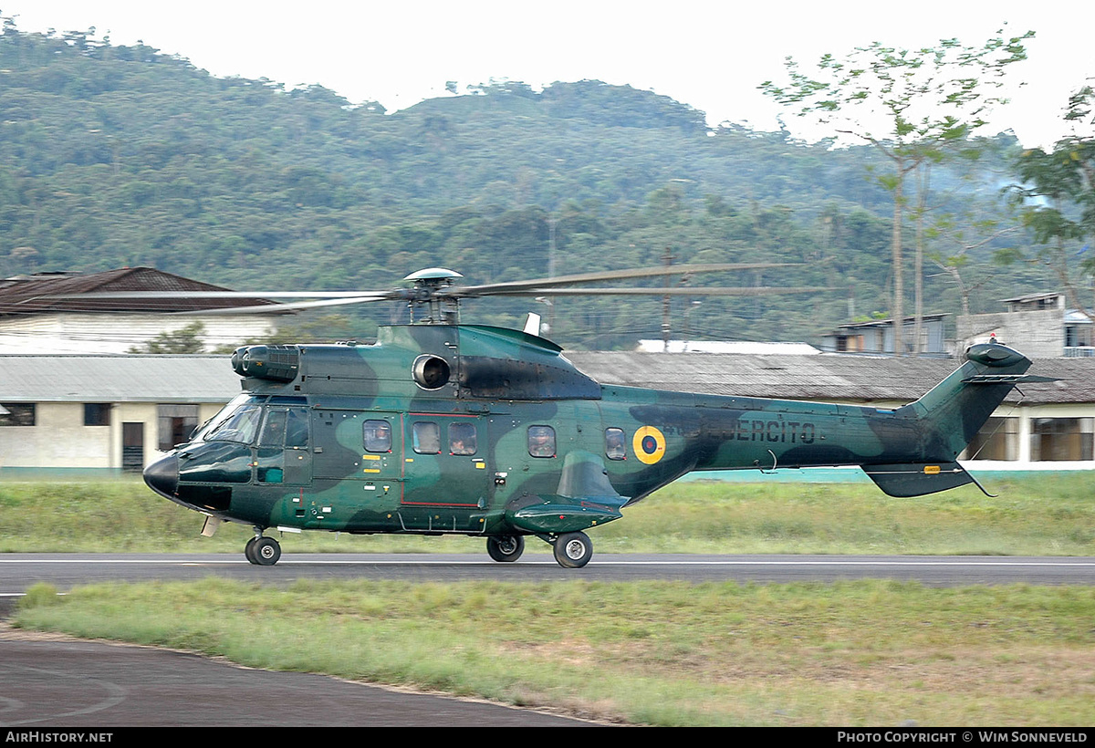 Aircraft Photo of E-466 / 466 | Aerospatiale AS-332B Super Puma | Ecuador - Army | AirHistory.net #660524