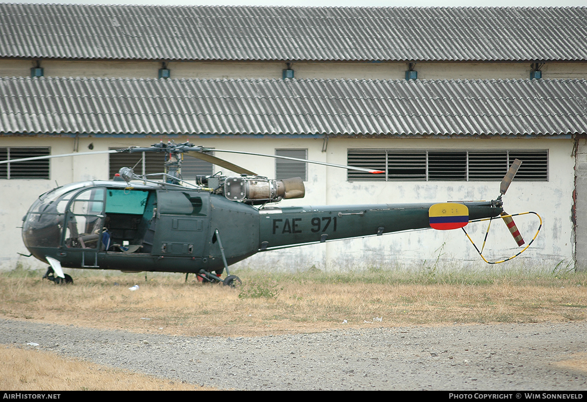 Aircraft Photo of FAE 971 | Aerospatiale SA-316B Alouette III | Ecuador - Air Force | AirHistory.net #660551