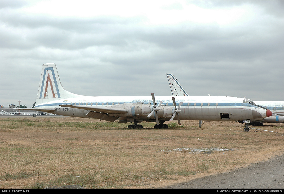 Aircraft Photo of HC-AZH | Canadair CC-106 Yukon (CL-44-6) | Andes Airlines | AirHistory.net #660552