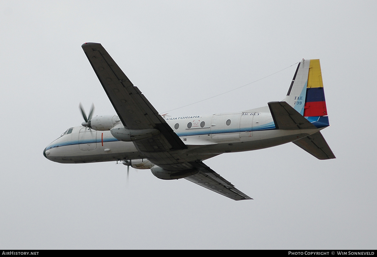 Aircraft Photo of FAE-739 / HC-BEY | Hawker Siddeley HS-748 Srs2A/285LFD | Ecuador - Air Force | AirHistory.net #660559
