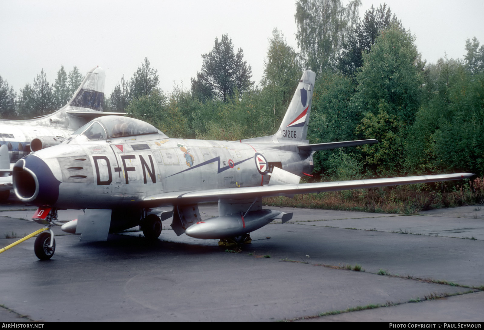 Aircraft Photo of 31206 | North American F-86F Sabre | Norway - Air Force | AirHistory.net #660572