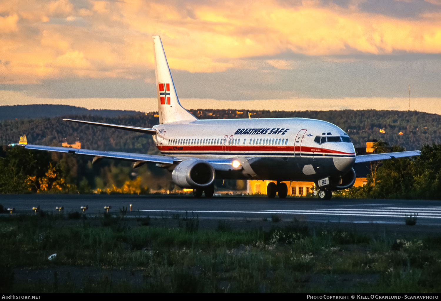 Aircraft Photo of LN-BRQ | Boeing 737-405 | Braathens SAFE | AirHistory.net #660626