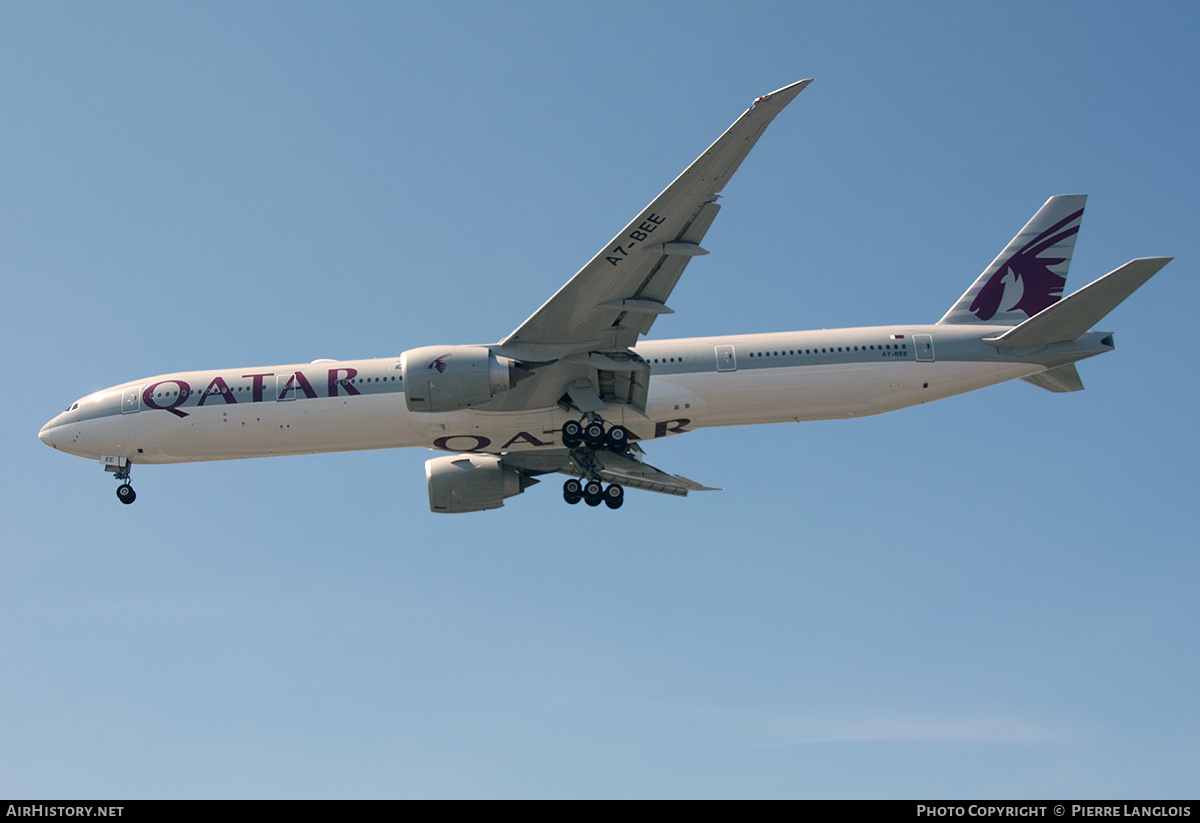 Aircraft Photo of A7-BEE | Boeing 777-3DZ/ER | Qatar Airways | AirHistory.net #660628