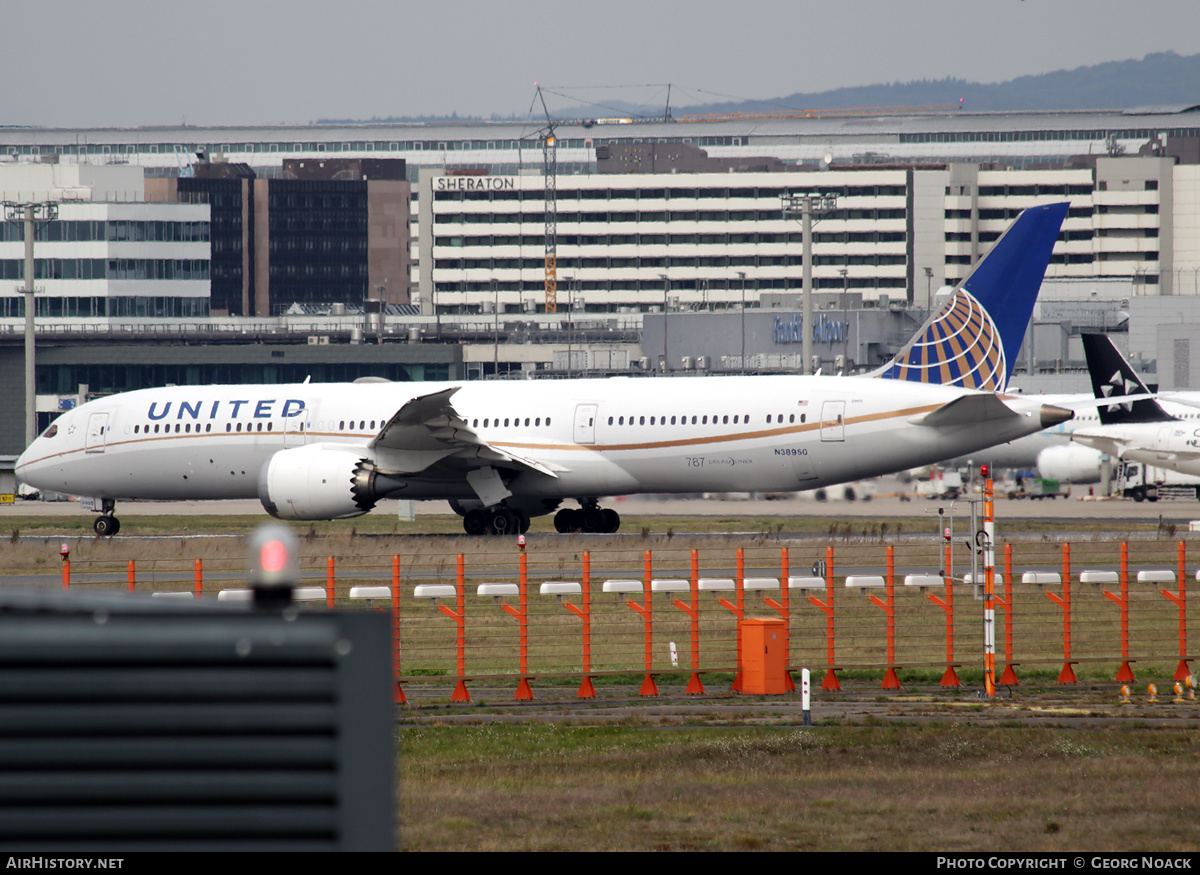 Aircraft Photo of N38950 | Boeing 787-9 Dreamliner | United Airlines | AirHistory.net #660646