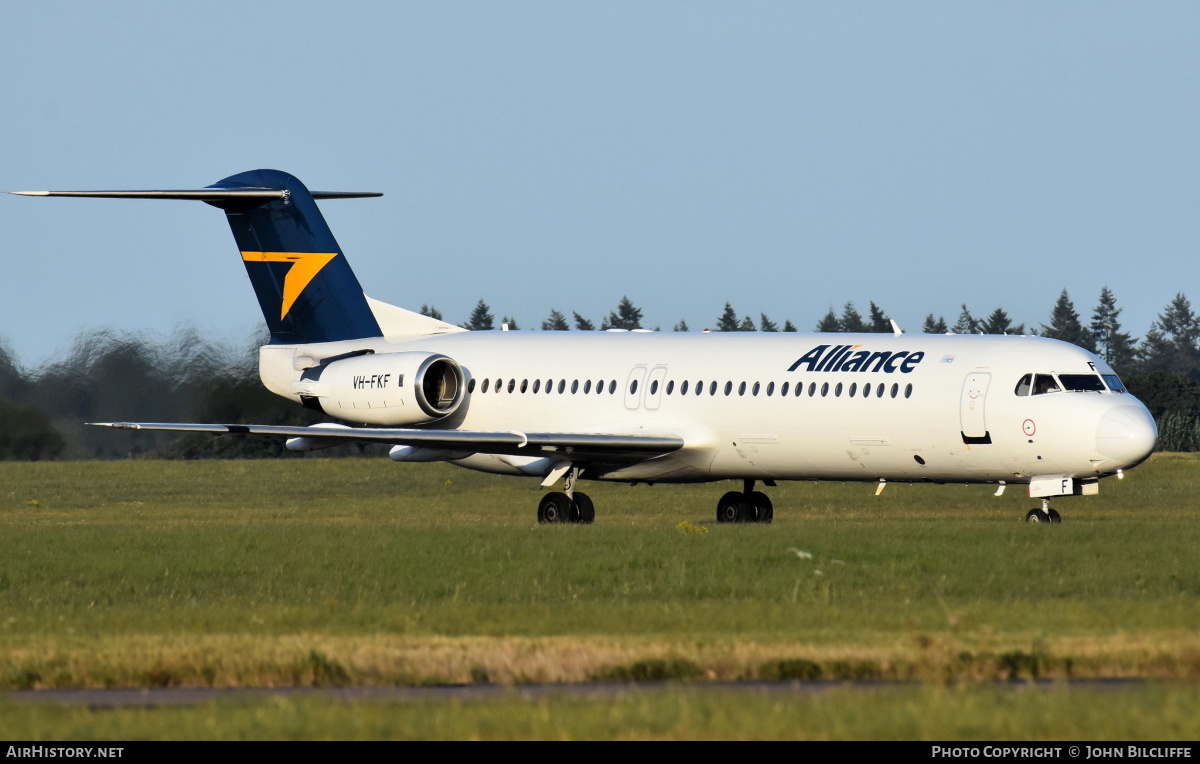 Aircraft Photo of VH-FKF | Fokker 100 (F28-0100) | Alliance Airlines | AirHistory.net #660693