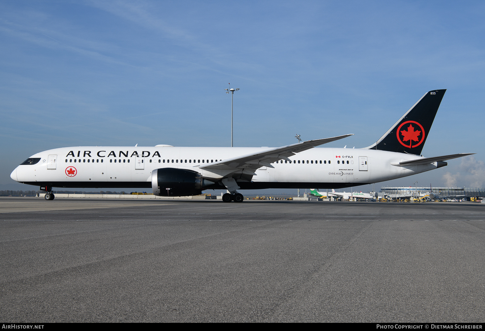 Aircraft Photo of C-FVLX | Boeing 787-9 Dreamliner | Air Canada | AirHistory.net #660720