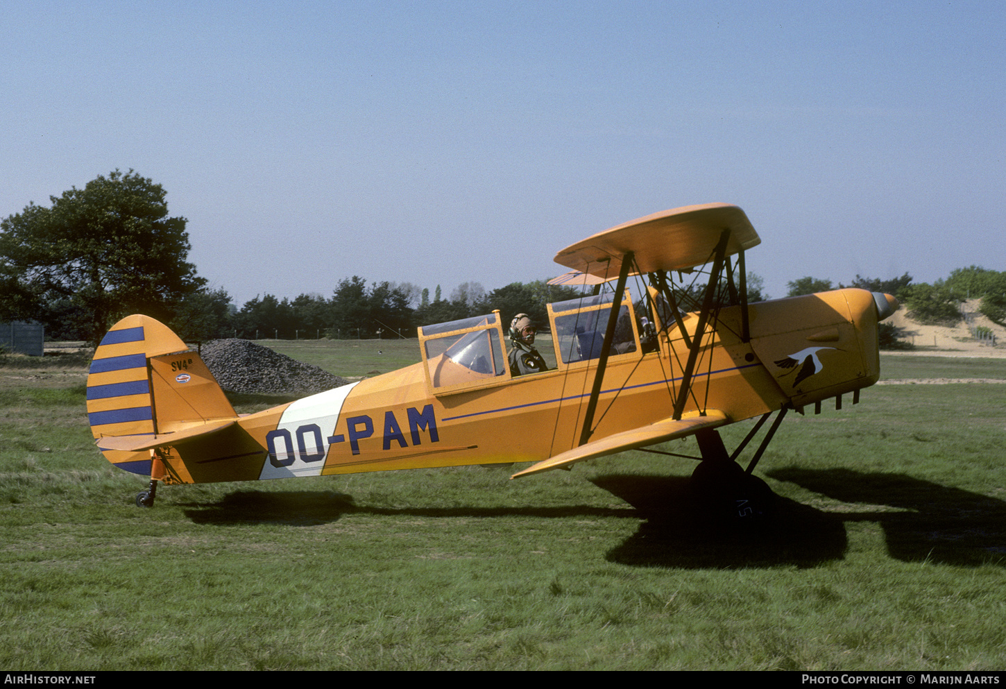 Aircraft Photo of OO-PAM | Stampe-Vertongen SV-4B | AirHistory.net #660726